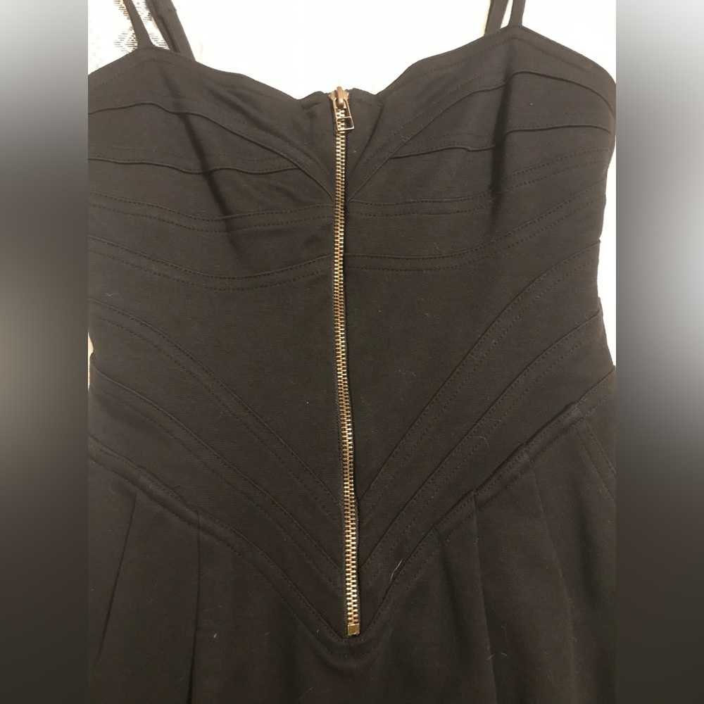 Arryn K LBD zip corset detail in excellent condition